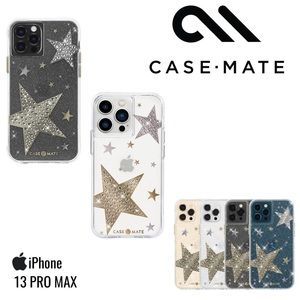 CASE-MATE Gold Silver Bling Rhinestones Glitter Star iPhone 13 PRO MAX Hard Case